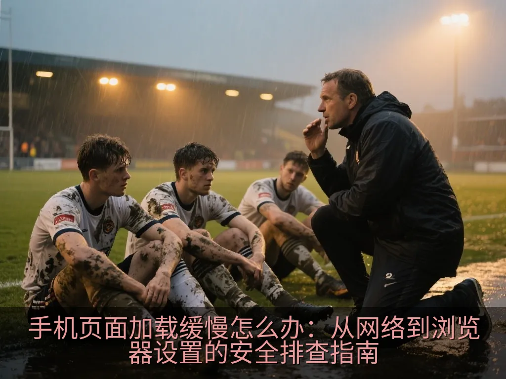 手机设置中检查网络、浏览器和存储空间的中性场景