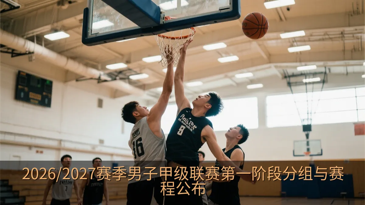 2026/2027赛季男子甲级联赛第一阶段分组与赛程公布